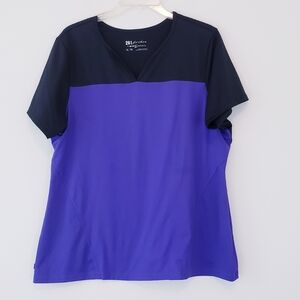 Purple Black Activewear T Shirt by 261 Fearless for SkirtSports XL